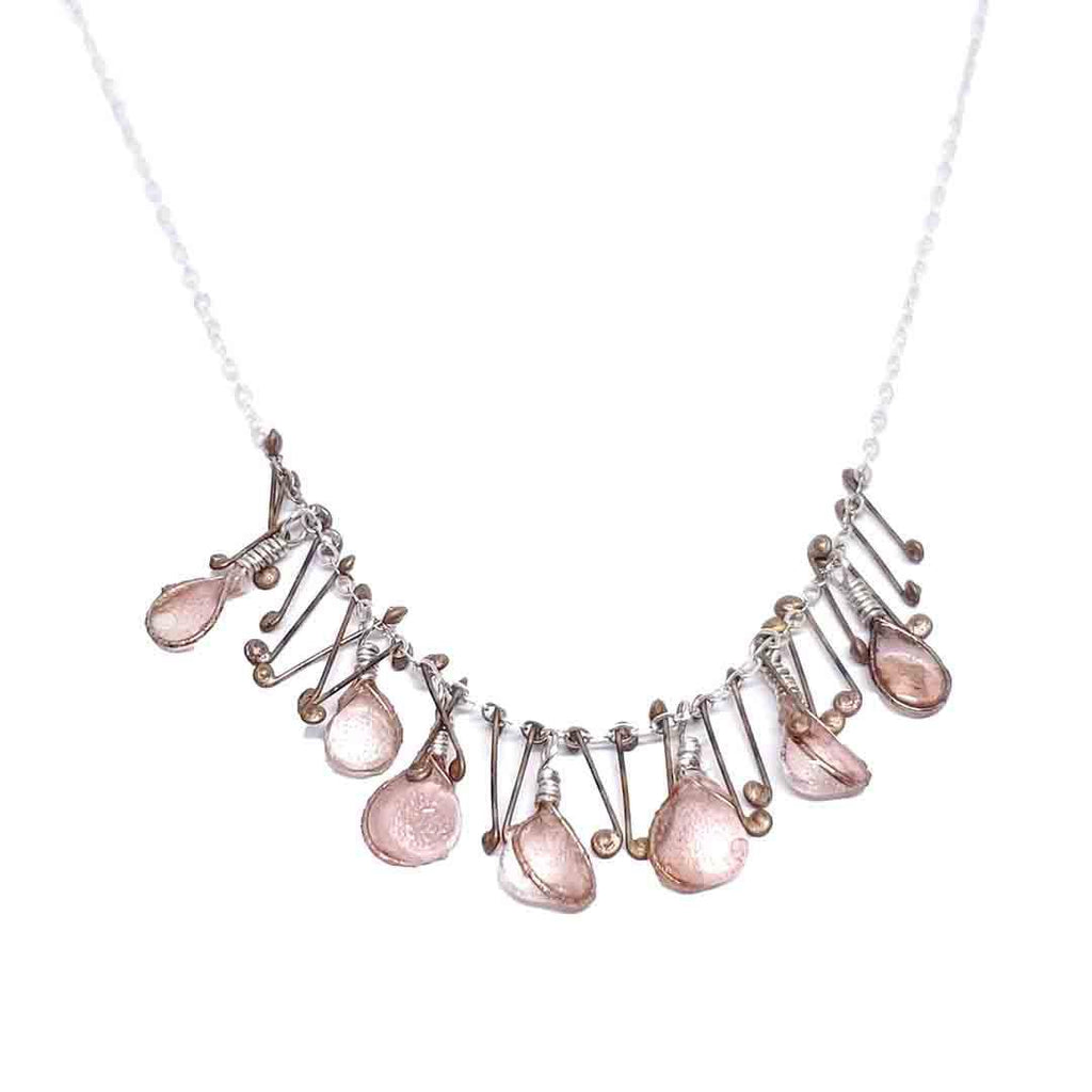 Necklace - Thicket Blush Pink by Verso Jewelry