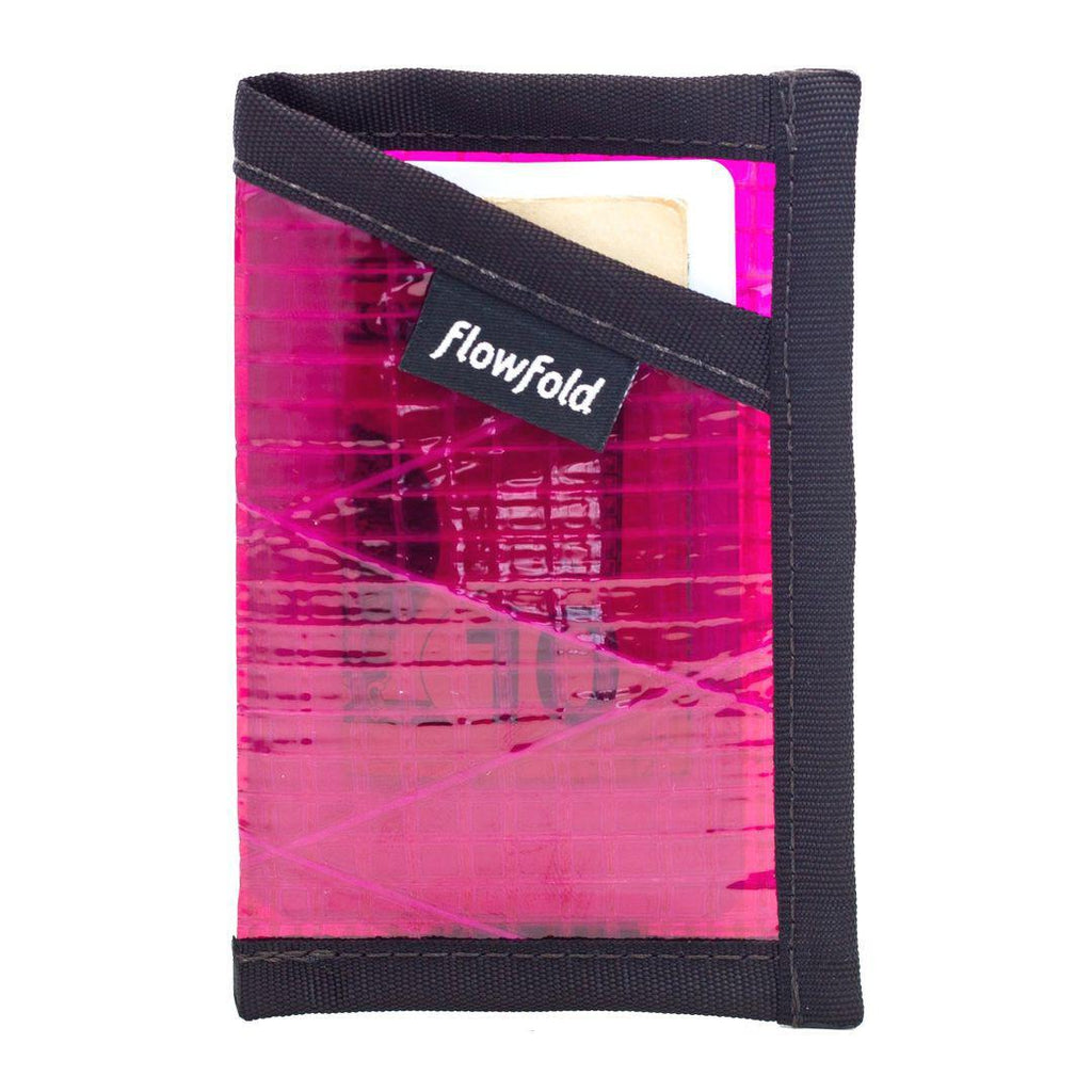 Wallet - Minimalist Card Holder - Fuchsia - by Flowfold
