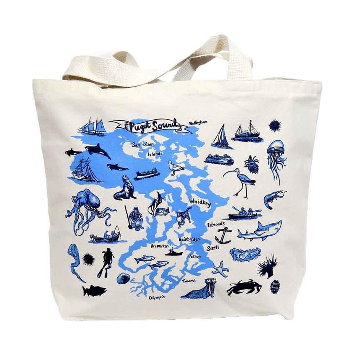 Tote - Puget Sound Natural Canvas by Oliotto