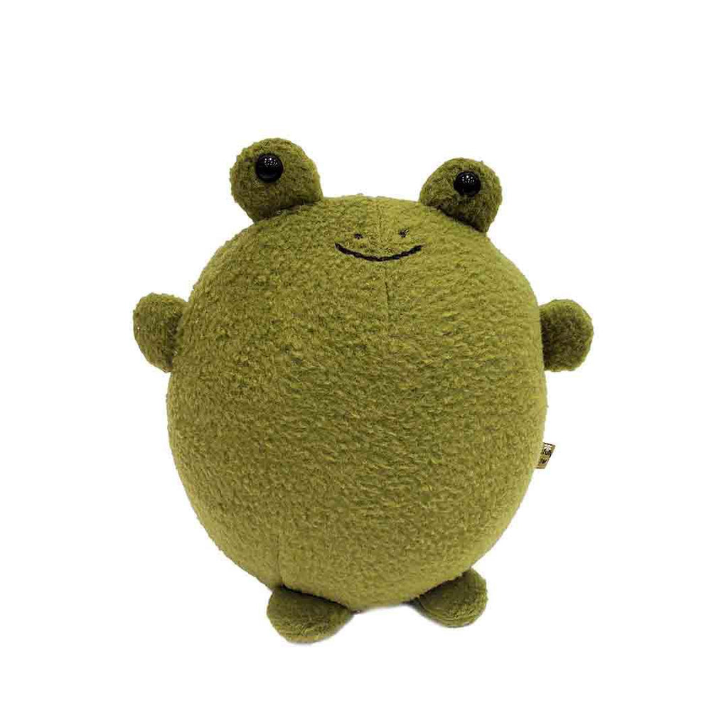 Stuffed Animal - Chubby Frog in Olive Green by Beautifully Regular