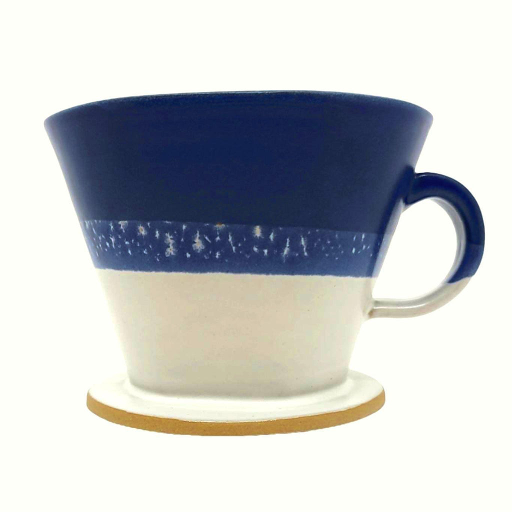 Coffee Dripper - Horizon Pour Over in Blue Gradient by Roam Ceramics