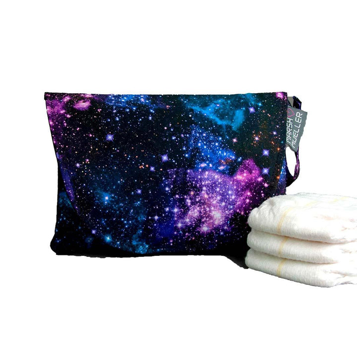 Diaper and Wipe Clutch - Stargazer Galaxy by MarshMueller