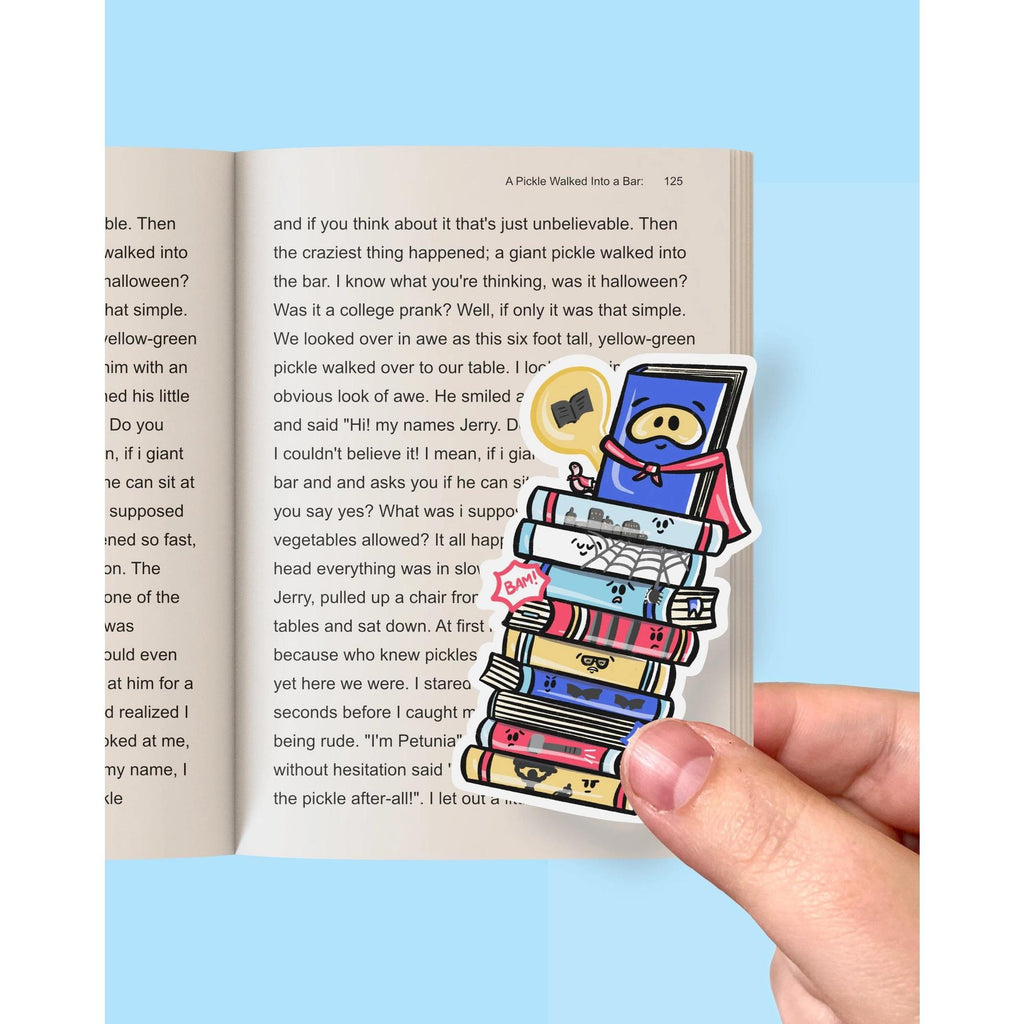 Bookmark - Comic Books Stack by Millie Paper Co