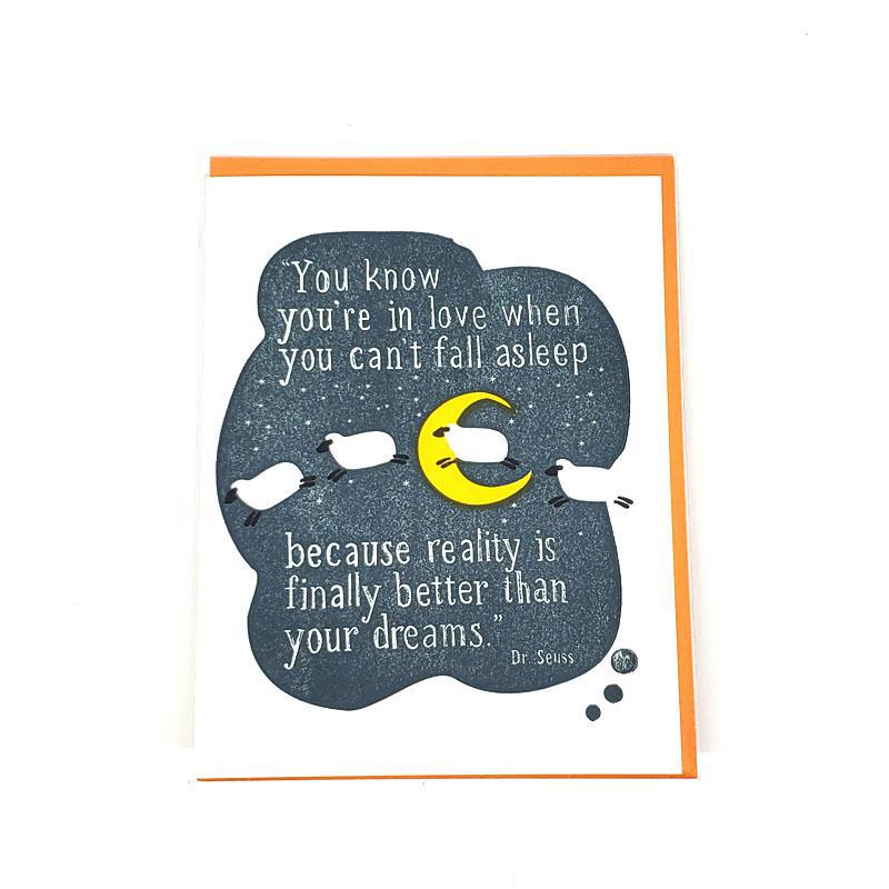 Card - Love & Friends - Dream Quote Dr. Seuss by Ilee Papergoods