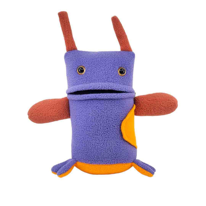 Plush - Bumble Creature (Purple Orange) Plush by Mr. Sogs