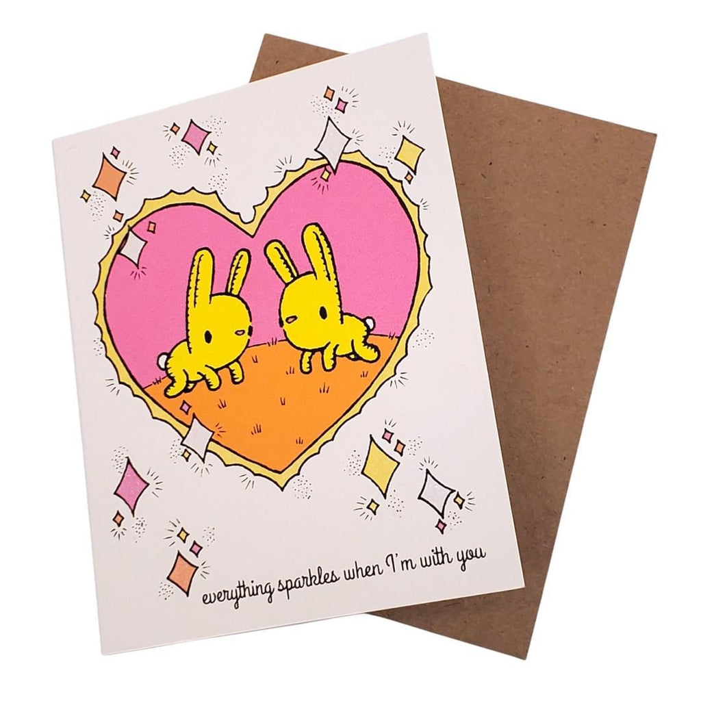 Card - Everything Sparkles by Everyday Balloons Print Shop