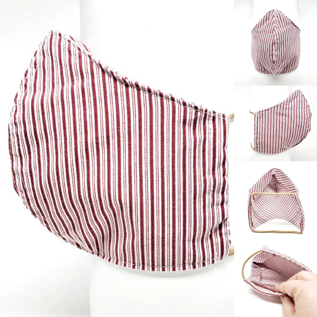 Small - Red White Candy Stripe by imakecutestuff