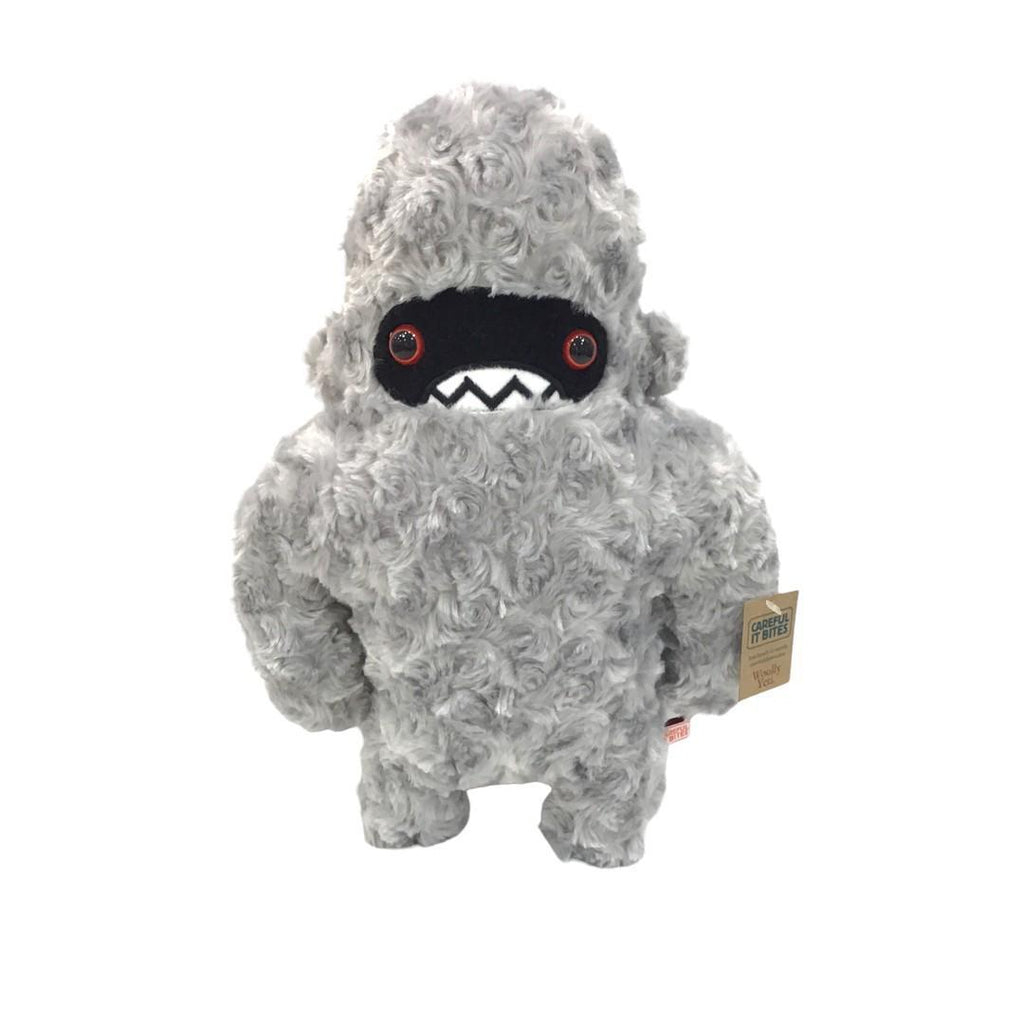 Woolly Yeti - Gray Black Face Red Eyes by Careful It Bites