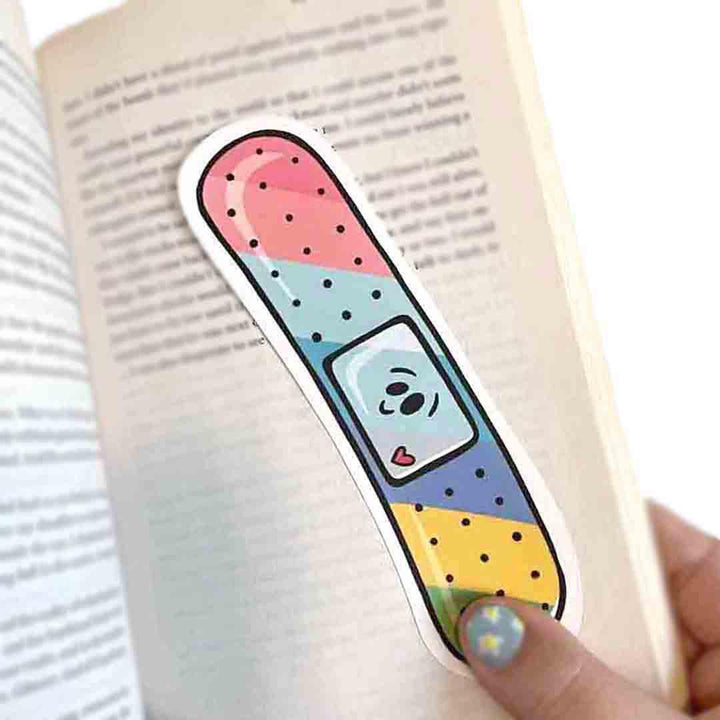 Bookmark - Rainbow Bandage by Millie Paper Co