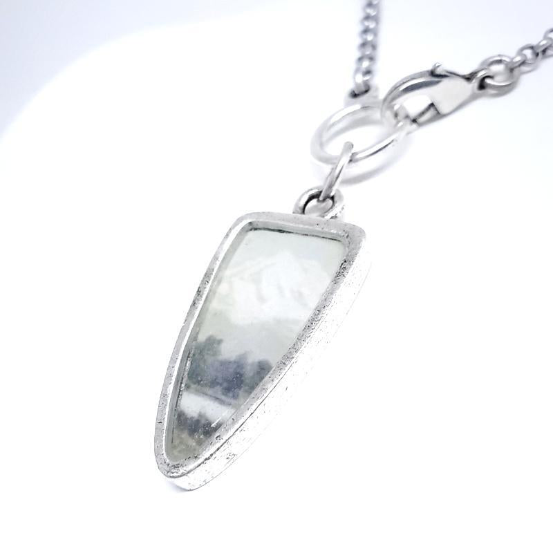 Necklace - Mt Rainier Arrowhead Resin Pendant by Christine Stoll | Altered Relics