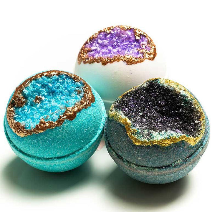 Geode Bath Bomb Set - Calm and Relax by Latika Beauty