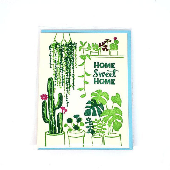 Card - Housewarming - House Plants Home Sweet Home by Ilee Papergoods
