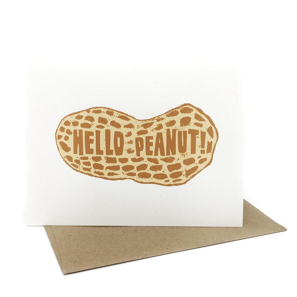Card - Baby - Hello Peanut by Orange Twist