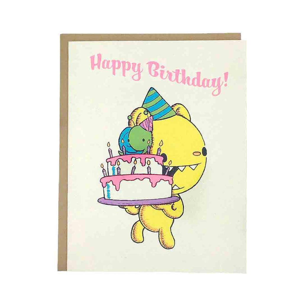 Card - Birthday - Party Hats by Everyday Balloons Print Shop