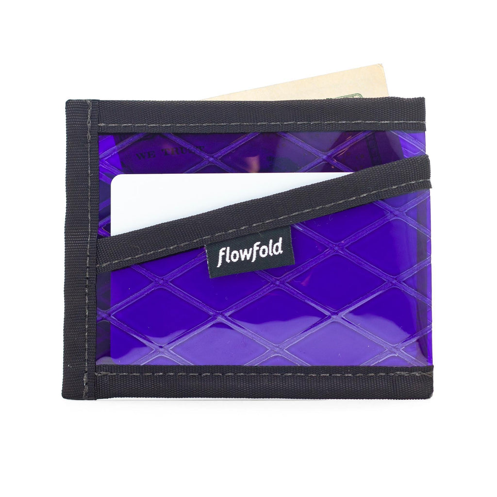 Wallet - Craftsman Three Pocket - Purple - by Flowfold