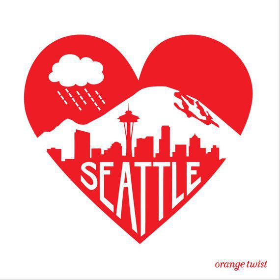 Kids Tee - Seattle Love by Orange Twist