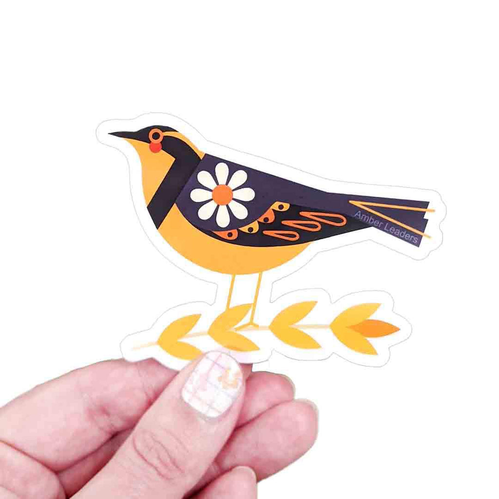 Sticker - Varied Thrush by Amber Leaders Designs
