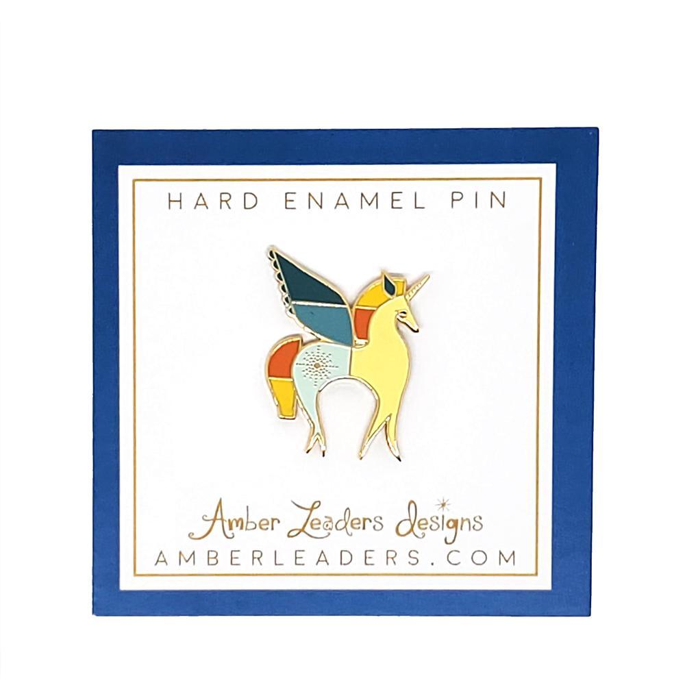Enamel Pin - Unicorn by Amber Leaders Designs