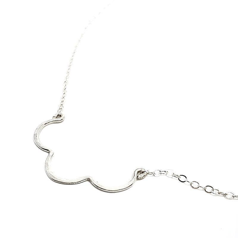 Necklace - Scallop Sterling Silver by Foamy Wader