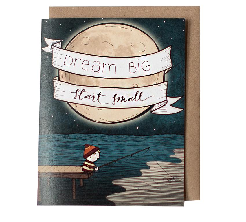 Card - Love & Friends - Dream Big Start Small by Red Umbrella
