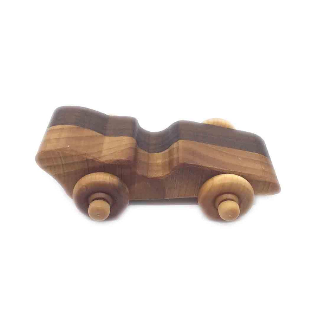 Wooden Toy - Small Formula One Racer by Baldwin Toy Co.