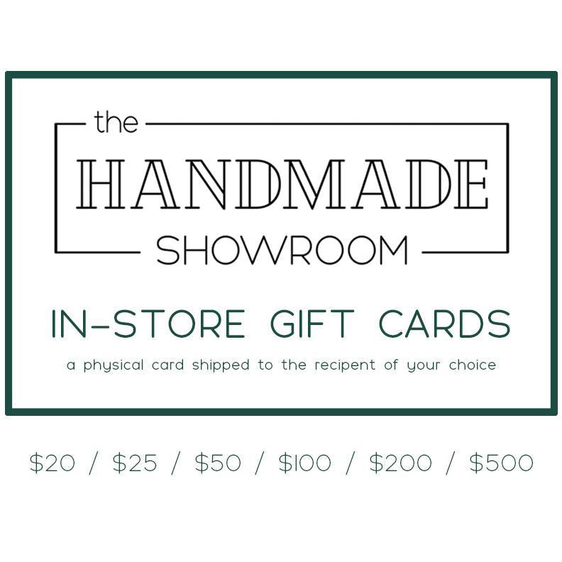 In-Store Gift Card - The Handmade Showroom and Bezel & Kiln
