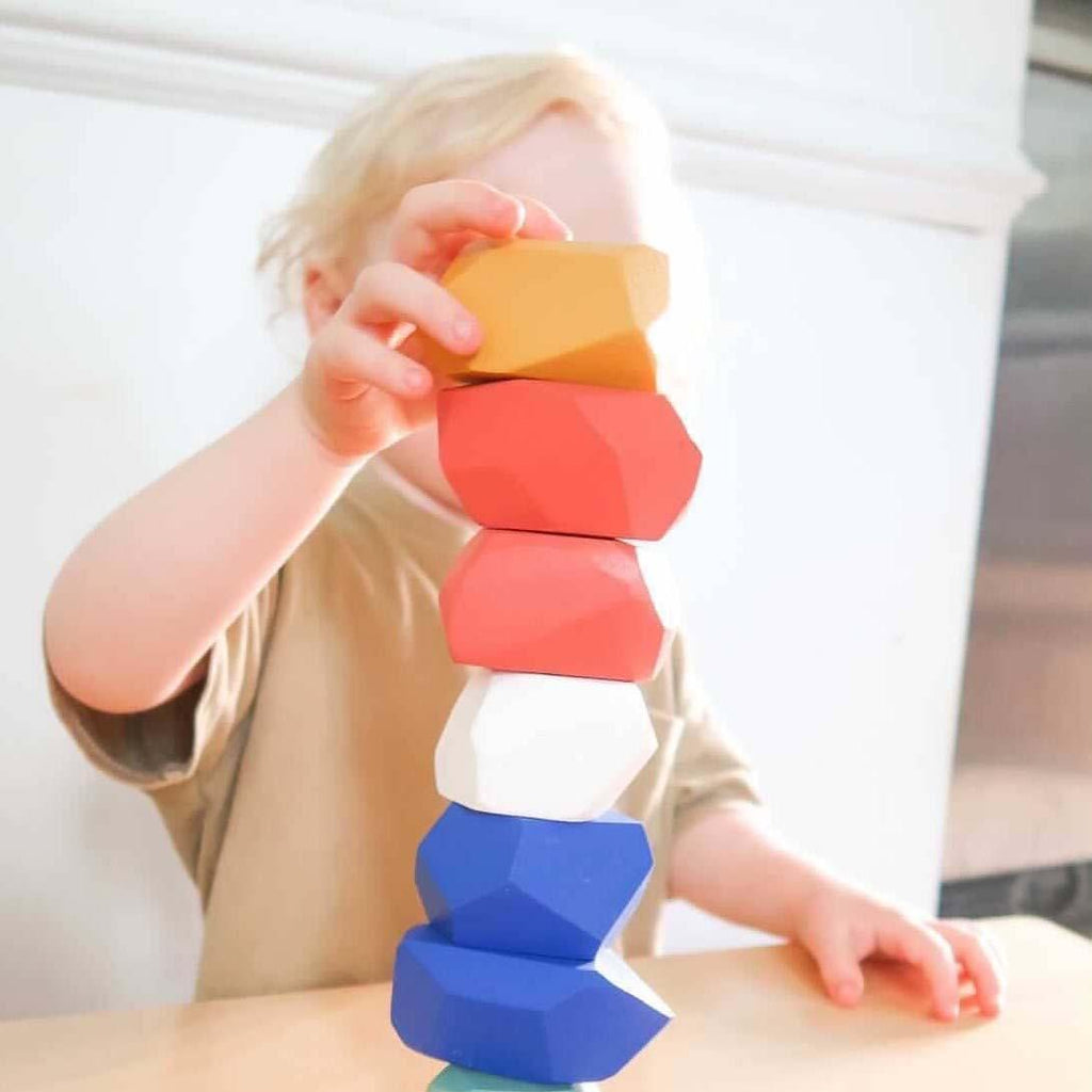 Blocks - Set of 8 - Pastel Colors by Rock Blocks