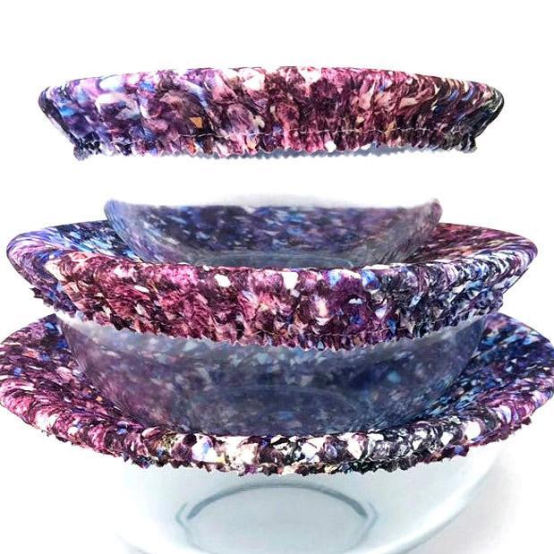 Bowl Covers - Purple Crush Set of 3 by Semi-Sustainable Goods