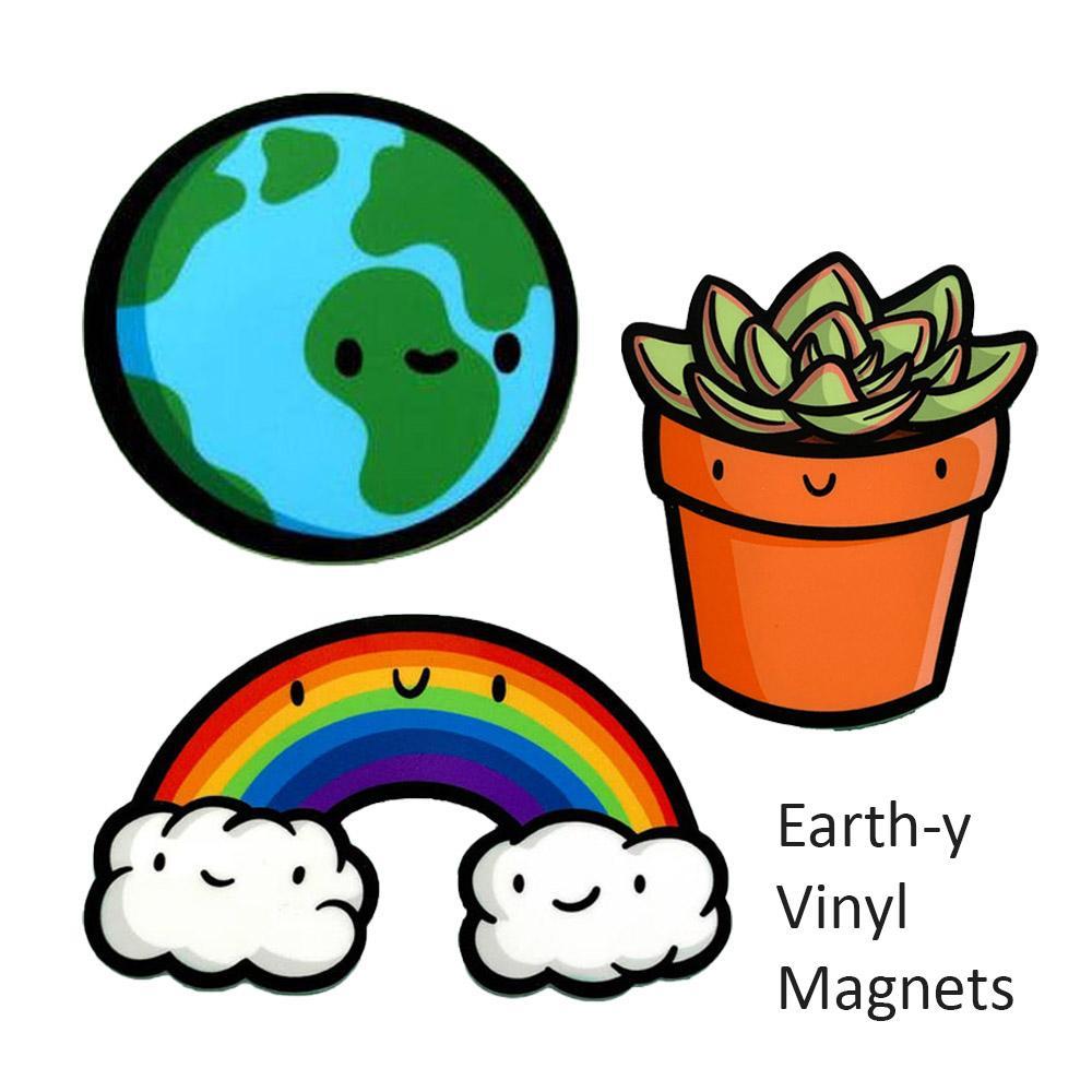 MAGNETS - Weatherproof Vinyl (Food-y and Earth-y) by Emily McGaughey