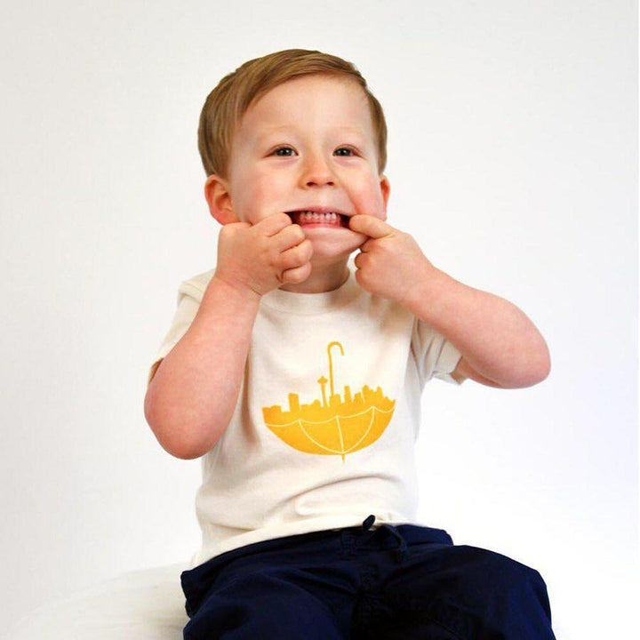 Kids Tee - Umbrella Seattle by Orange Twist