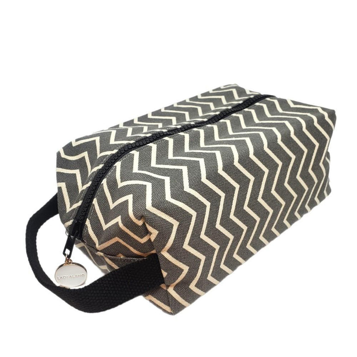 Box Zip - Dopp Kit (Ash Chevron) by Lady Alamo