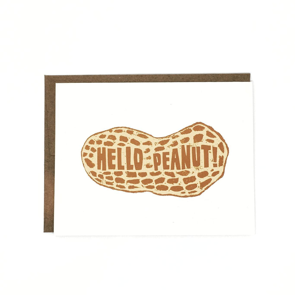 Card - Baby - Hello Peanut by Orange Twist