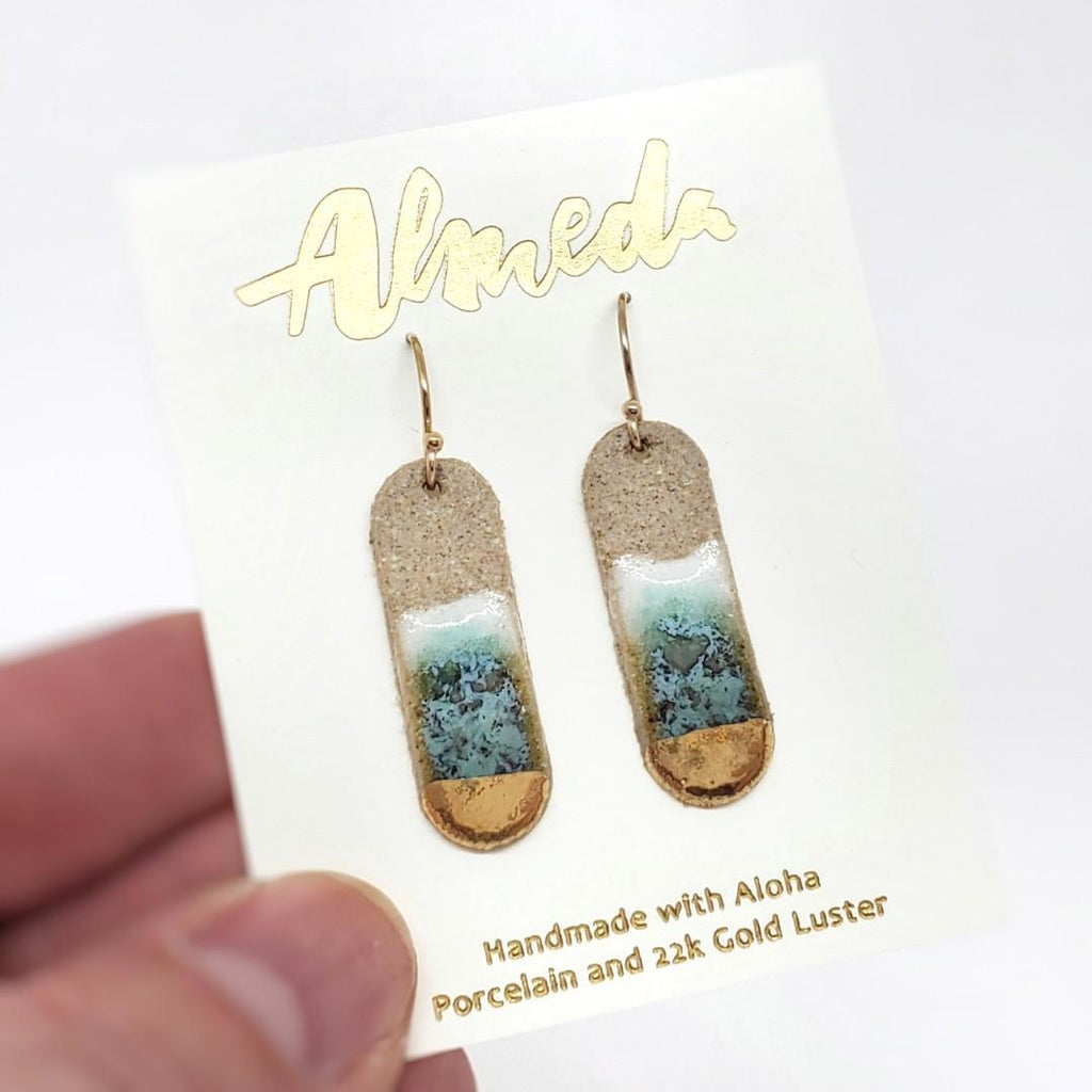 Earrings – Drops – Kailua Skate by Almeda Jewelry