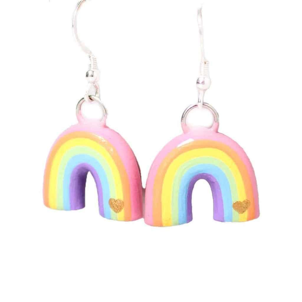 Earrings - Rainbow Drops by Mariposa Miniatures