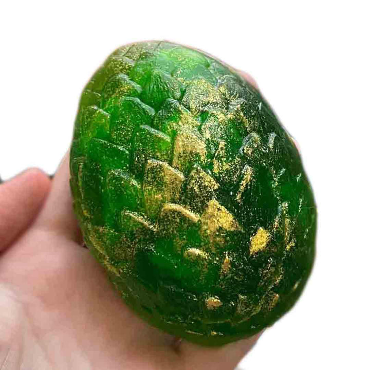 Soap - Dragon Egg with Set of 7 Dice (Green) by Artisan Bath Co.