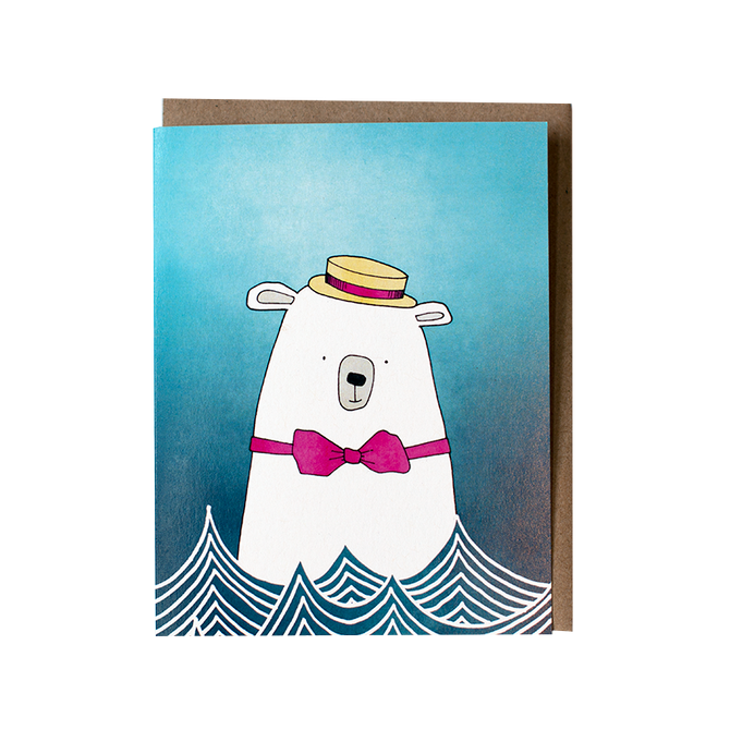 Card - All Occasion - Magic Polar Bear by Red Umbrella