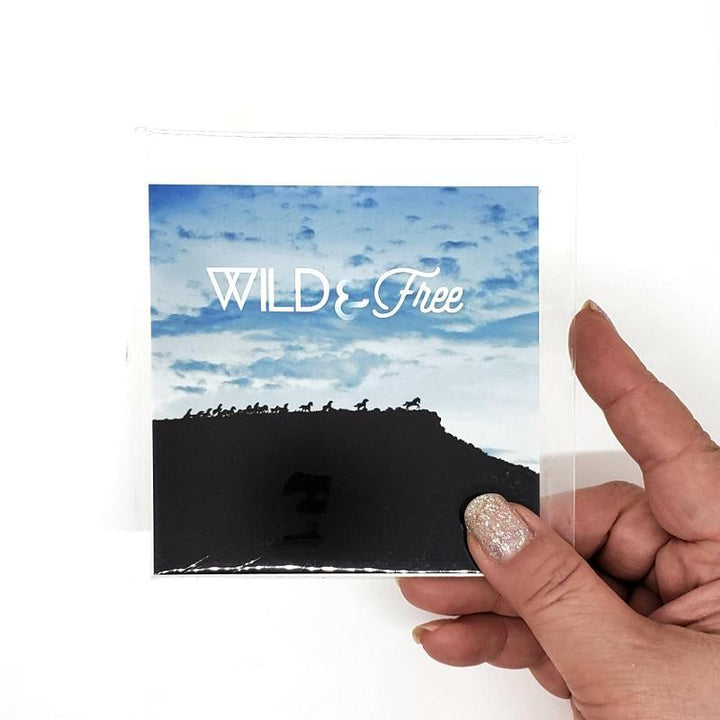 Art Print - 4x4 - Wild & Free (Wild Horses Monument) by Michaela Rose