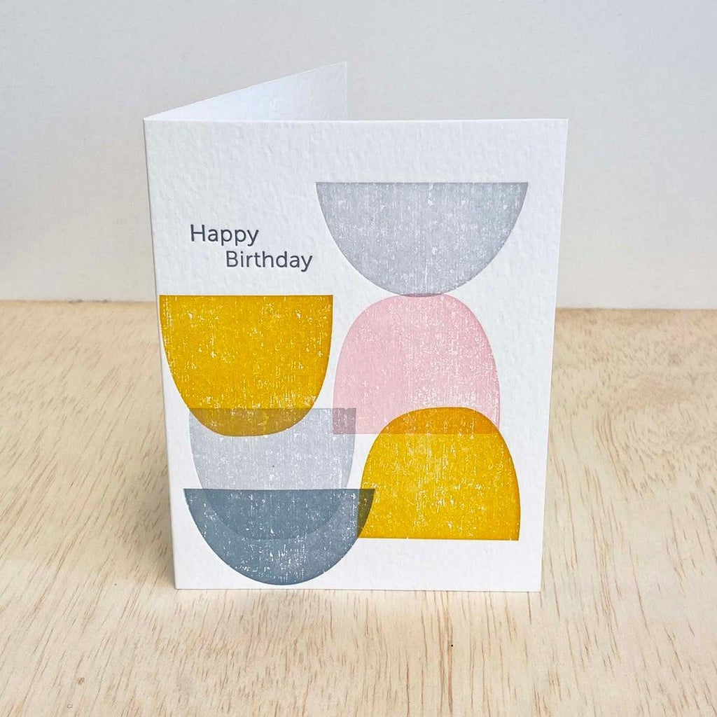 Card - Birthday - Shapes Happy Birthday by Ilee Papergoods
