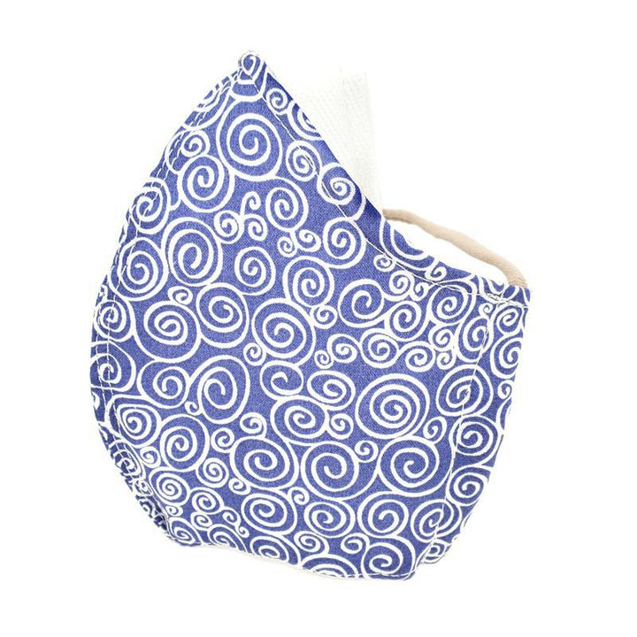 Large - White Swirls on Purple (White Lining) by imakecutestuff