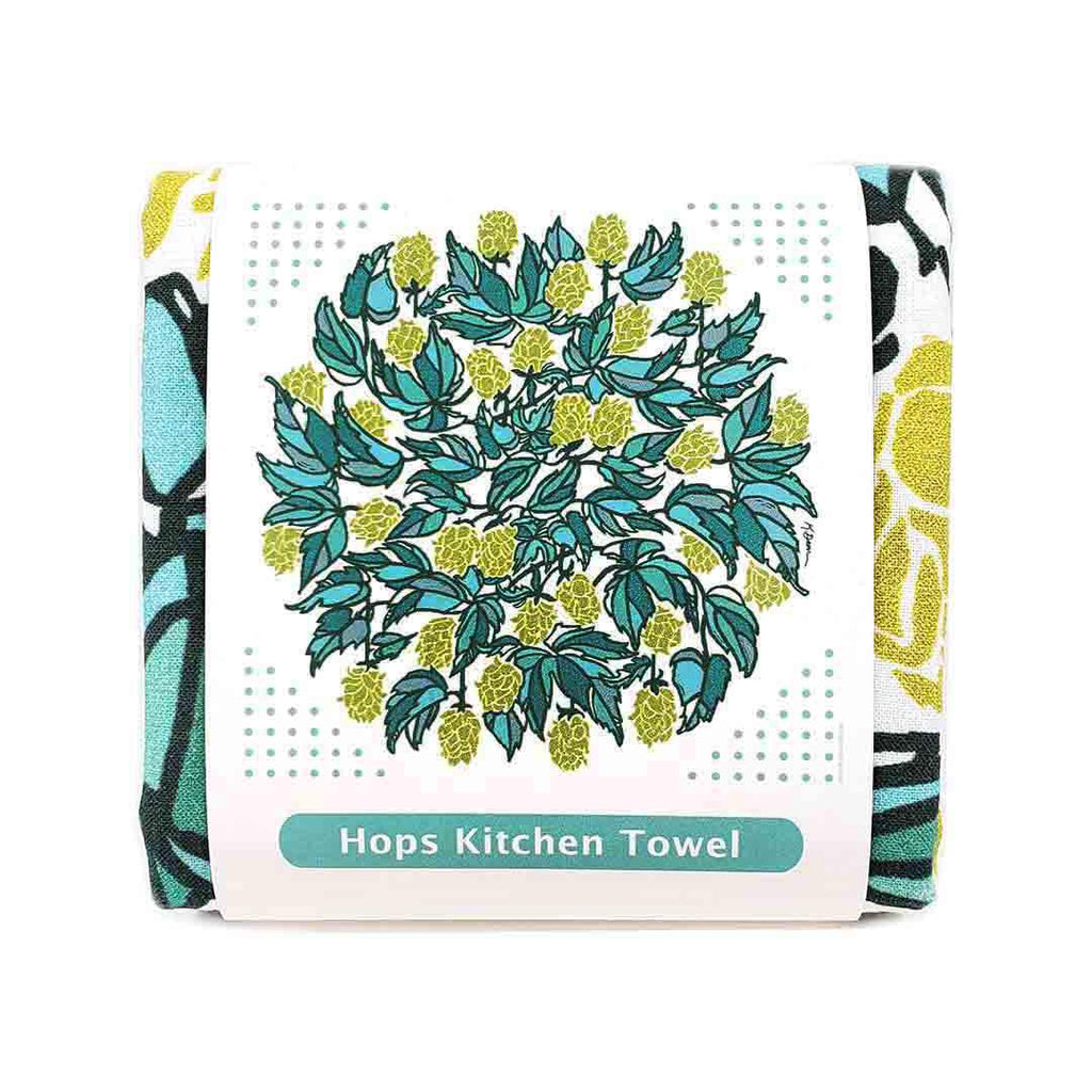 Tea Towel - Hops by Little Green