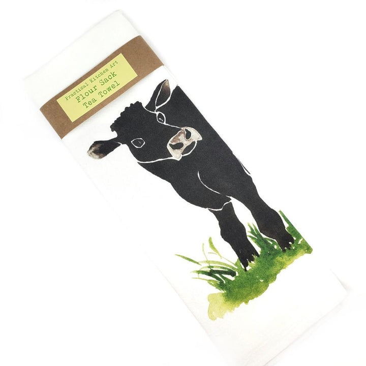 Tea Towel - Cow by Chavah's Garden