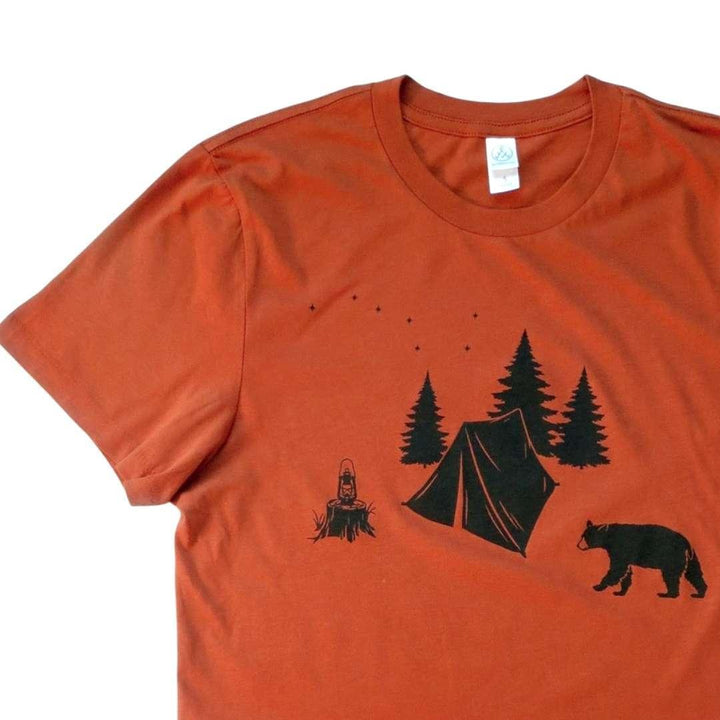 Short Sleeve - Orange Camping by Uzura - Last Chance