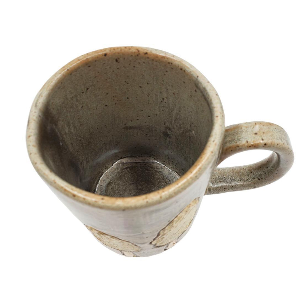 Mug - 16oz - Morel Mushroom Green Ceramic Mug by White Squirrel Clayworks