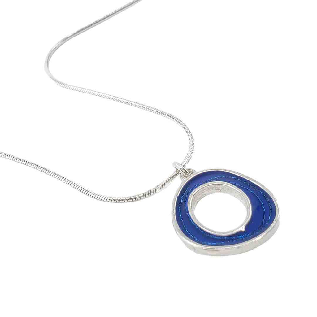 Necklace - Nest (Blue) by Happy Art Studio