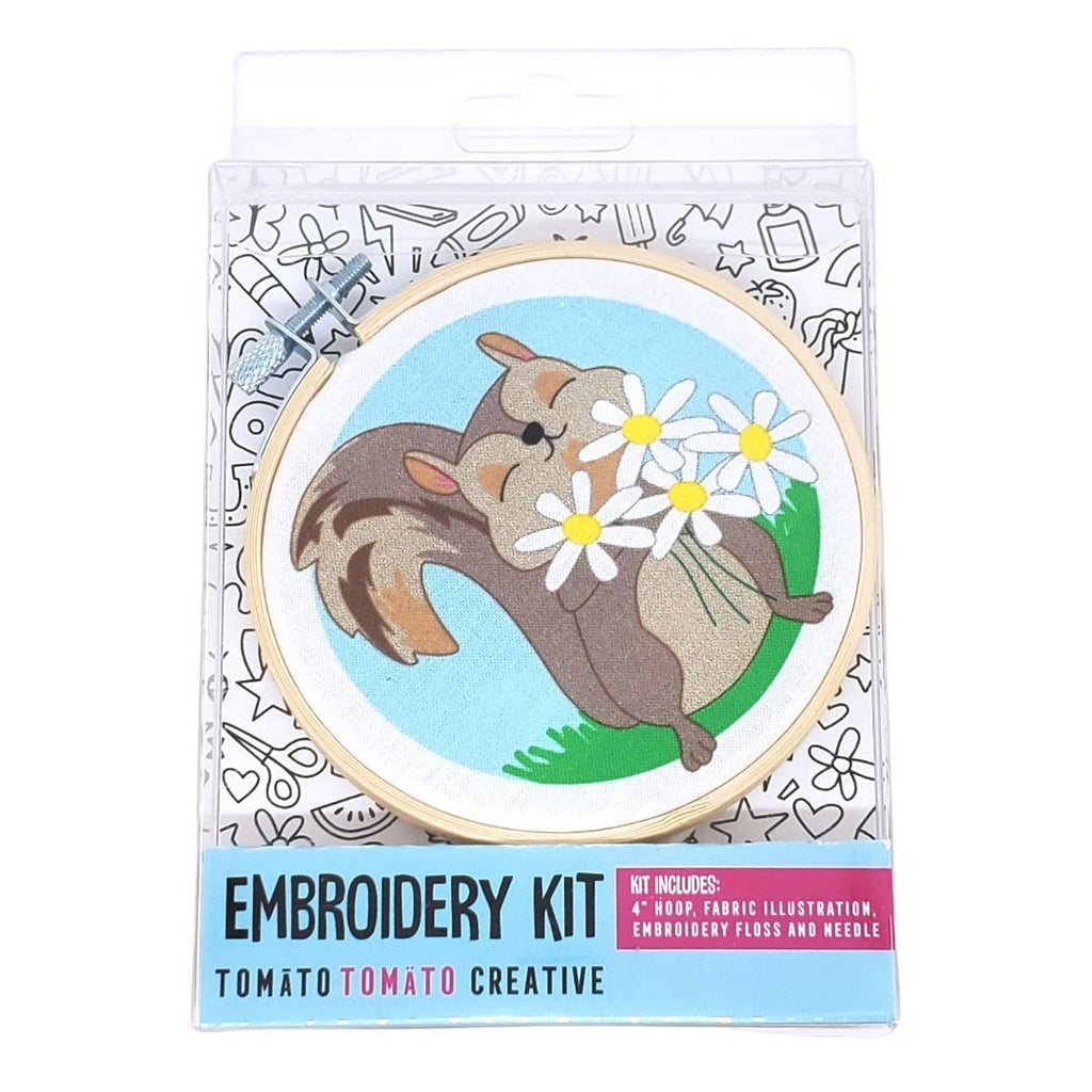 Embroidery Kit - Squirrel by Tomato Tomato Creative
