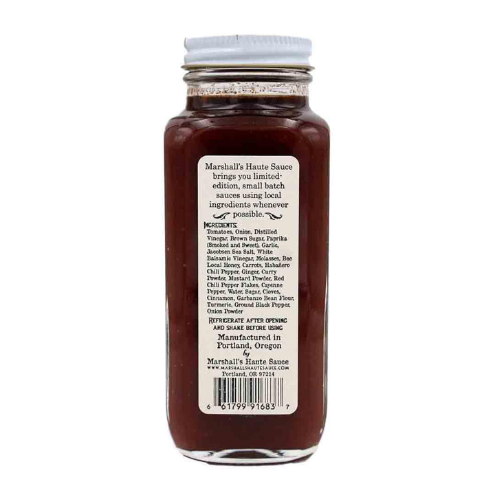 Sauce - 8 oz - Smoked Habanero Barbeque by Marshall's Haute Sauce