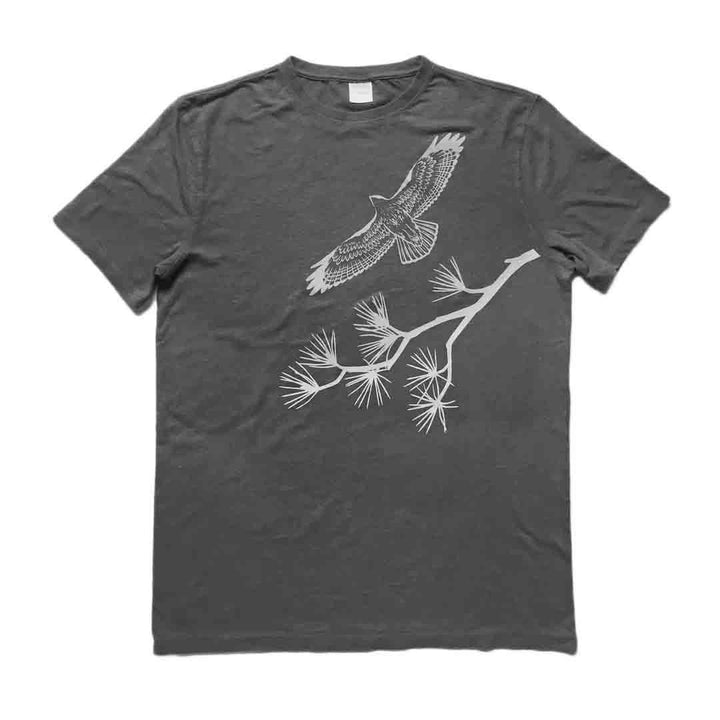 Short Sleeve - Hawk Gray Organic Cotton by Uzura