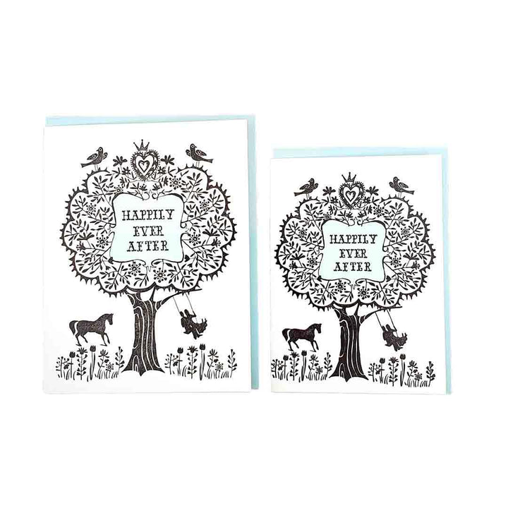 Card* - Wedding - Happily Ever After (2 sizes) by Ilee Papergoods