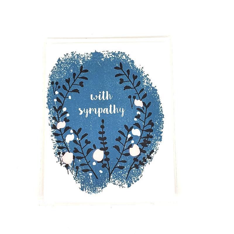 Card - Sympathy - Night Garden Sympathy by Ilee Papergoods