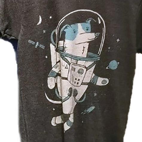 Kids Tee - Astrodog Navy Tee (2T only) by Factory 43